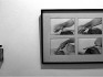 Móvil Perpetuo, 2001 / Fotografía en blanco y negro / Objeto de metal y vidrio, con sudor y limadura de moneda / 64 x 48,9 cm / 15 x 3,5 x 4 cm