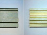 Entre Líneas, 2006 (detalle) / Óleo sobre madera / 46 x 56 x 7 cm  cada una